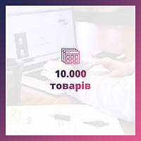 Кількість товарних позицій - 10000 товарів