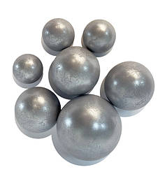 Шоколадні Кульки для кондитерських виробів Срібні