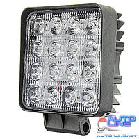 Квадратна LED-фара рабочего света (рассеянный свет) - Cyclone WL-D14 48W 3030-16 FL