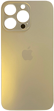 Задня кришка iPhone 13 Pro золотиста з великими отворами під віконця камер оригінал