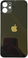 Задняя крышка iPhone 12 черная с большими отверстиями под окна камер оригинал