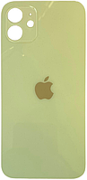 Задняя крышка iPhone 12 зеленая с большими отверстиями под окна камер оригинал
