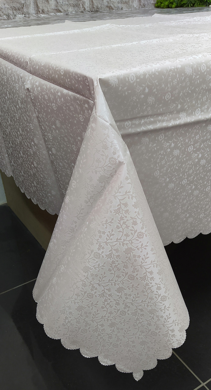 Скатертина 7D полімерна розмір 110*140 см на тканинній основі на прямокутний стіл стандарт С-450