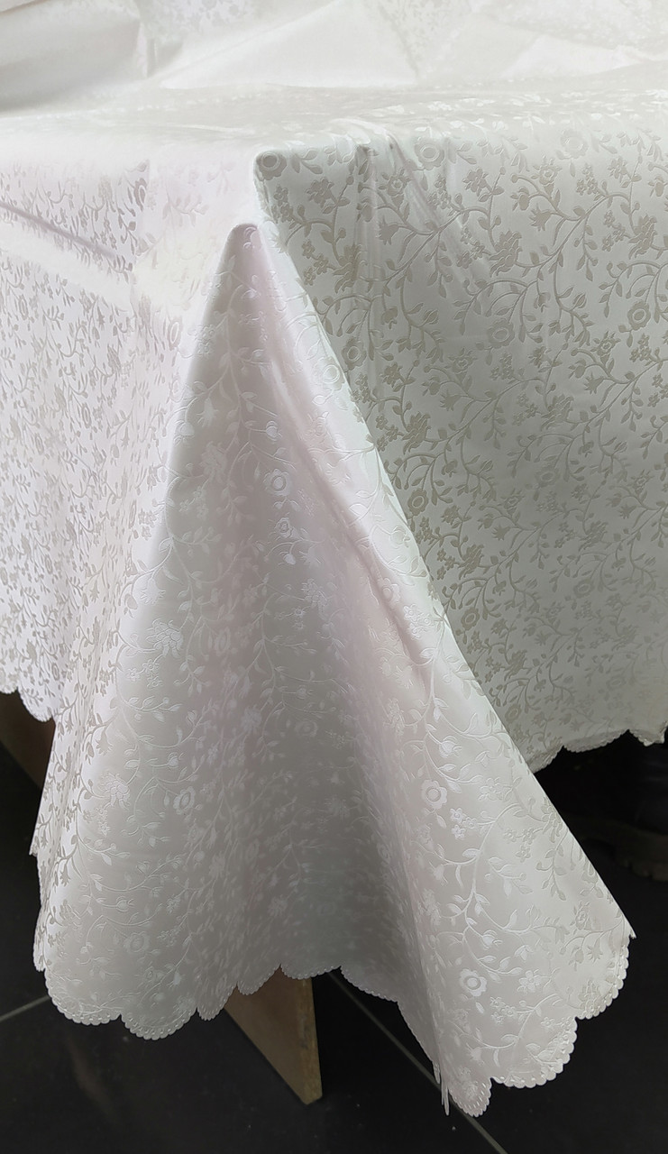 Скатертина 7D полімерна розмір 110*140 см на тканинній основі на прямокутний стіл стандарт С-450