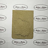 Клапан для міні сумки 10*12 "Черепаха". Пісочний, фото 2