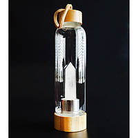 Бутылка для воды с кристаллом Горный Хрусталь 550 мл