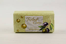 Мило косметичне з екстрактом оливи Ti Amo Crema 140г