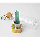 Пляшка для води з кристалом Зелений Флюорит 550 мл, фото 4