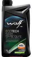 5W20 ECOTECH SP/RC G6 FE 1 л WOLF олива моторна