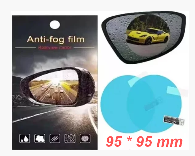 Плівка на дзеркало антидощ 2 шт Anti Fog 95*95 мм