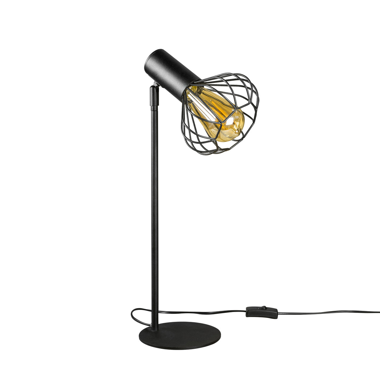 Настільна лампа лофт Lotus NL 14153 BK+BN MSK Electric