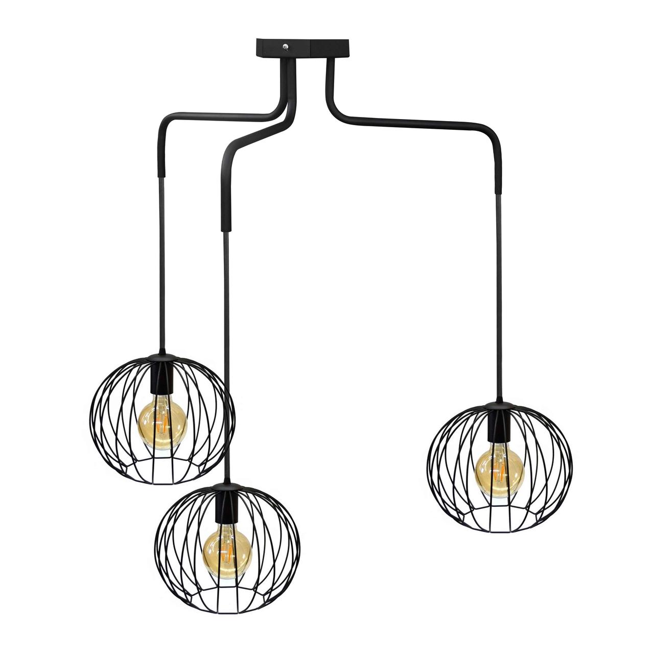 Люстра в стилі лофт Globe NL 12722-3 MSK Electric