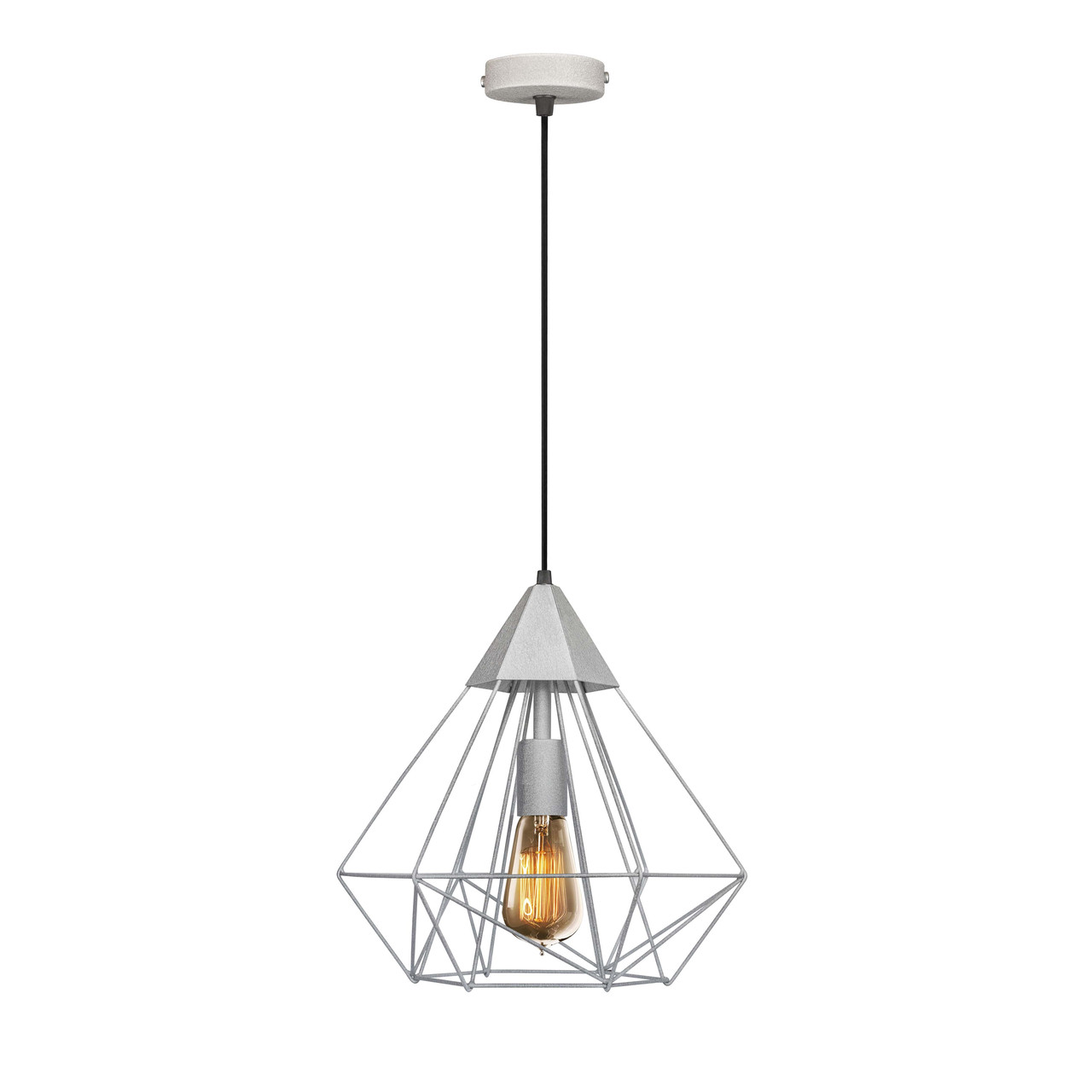Світильник Crystal у стилі лофт MR 0538GR Е27 (сірий) MSK Electric