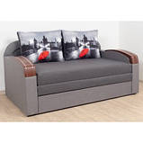 Диван софа викатний Кубус 1,2 (Вірконі/Virkoni) 1480х1020х850 мм сп.1200х1960 мм, фото 3