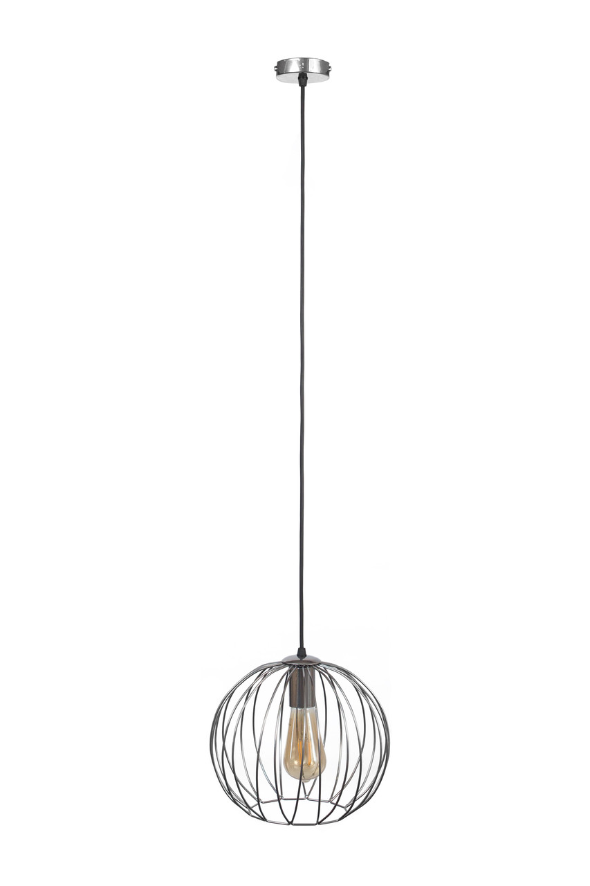 Світильник підвісний у стилі лофт Globe NL 2722 CR хром MSK Electric, фото 1