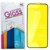Защитное стекло 9D для Apple iPhone 13 Pro Max (Black)