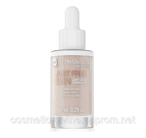 Консилер рідкий для очей Bell Hypo Allergenic Just Free Liquid Concealer 03 Peach