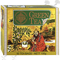Пакетований зелений чай, Green Tea, Млесна (Mlesna) 50 шт