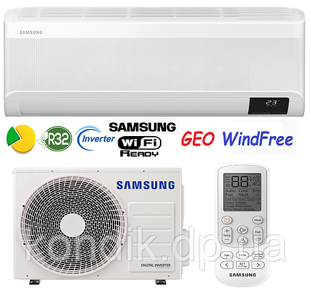 Кондиціонер Samsung AR12BXFAMWKNUA GEO WindFree Inverter, фото 1