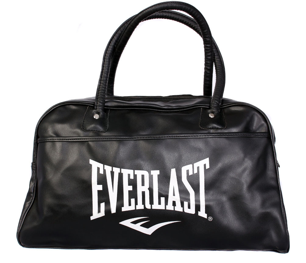 Дорожня сумка зі штучної шкіри 30307 чорна 27х45х17см