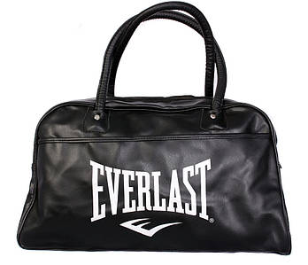 Дорожня сумка зі штучної шкіри 30307 чорна 27х45х17см