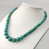 Буси Зелена Бірюза перехід кулька 6-14 мм довжина 45 см