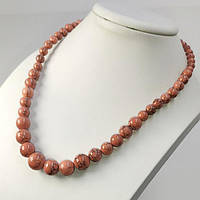 Буси Рожевий Корал перехід кулька 6-14 мм довжина 45 см