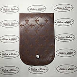 Клапан для міні сумки 12*18 "Лілії". Цегла, фото 3