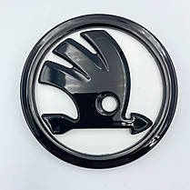 Емблема SKODA (Шкода) 79 mm New Чорно Біла / Зелена / Червона / Синя, фото 4