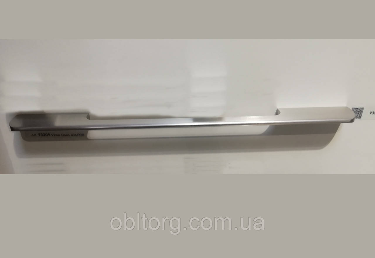 Ручка меблева профільна Virno Lines 406 нікель браш 320, фото 1