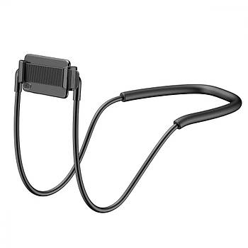 Гнучкий універсальний тримач для телефону Baseus Neck-Mounted Lazy Bracket (чорний)