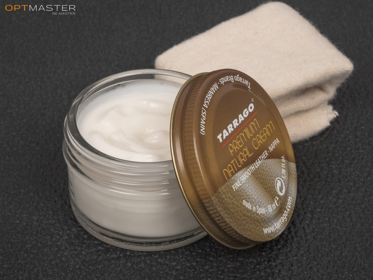 Крем для гладких, ніжних шкір і шкіри рептилій Tarrago Premium Natural Cream, 50 мл, безбарвний TCT04