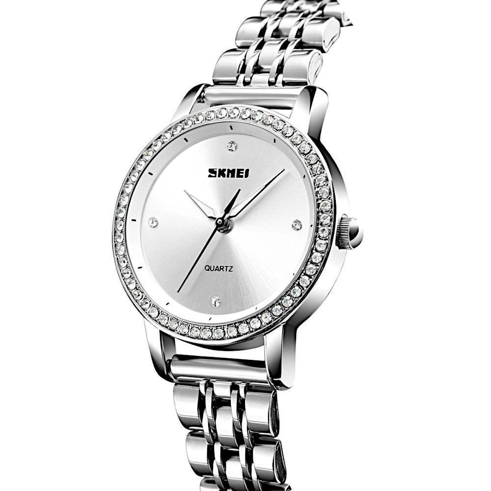 Наручний жіночий годинник Skmei 1311 Сріблясті, фото 1