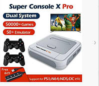 Игровая приставка Super Console X Pro S905X HD+64 GB (33 000 встроенных игр)