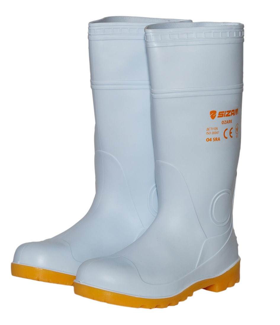 Sizam чоботи гумові захисні, розмір 36, Baltimore Light White 36315