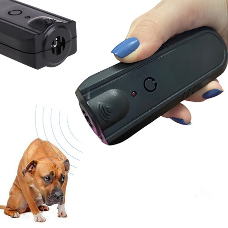Ультразвуковий відлякувач для собак Dog repeller TJ 3008 Кишеньковий Чорний