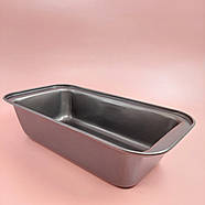 Залізна форма для випічки Кексу (хліба) прямокутна 13х25х6.5 см, фото 2