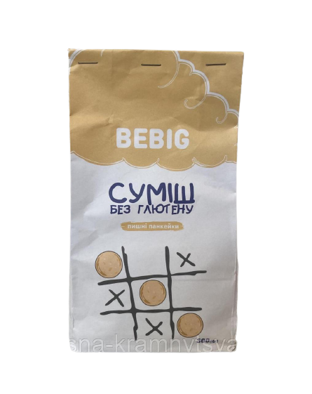 Суміш без глютену для панкейків, 300 р, TM BEBIG