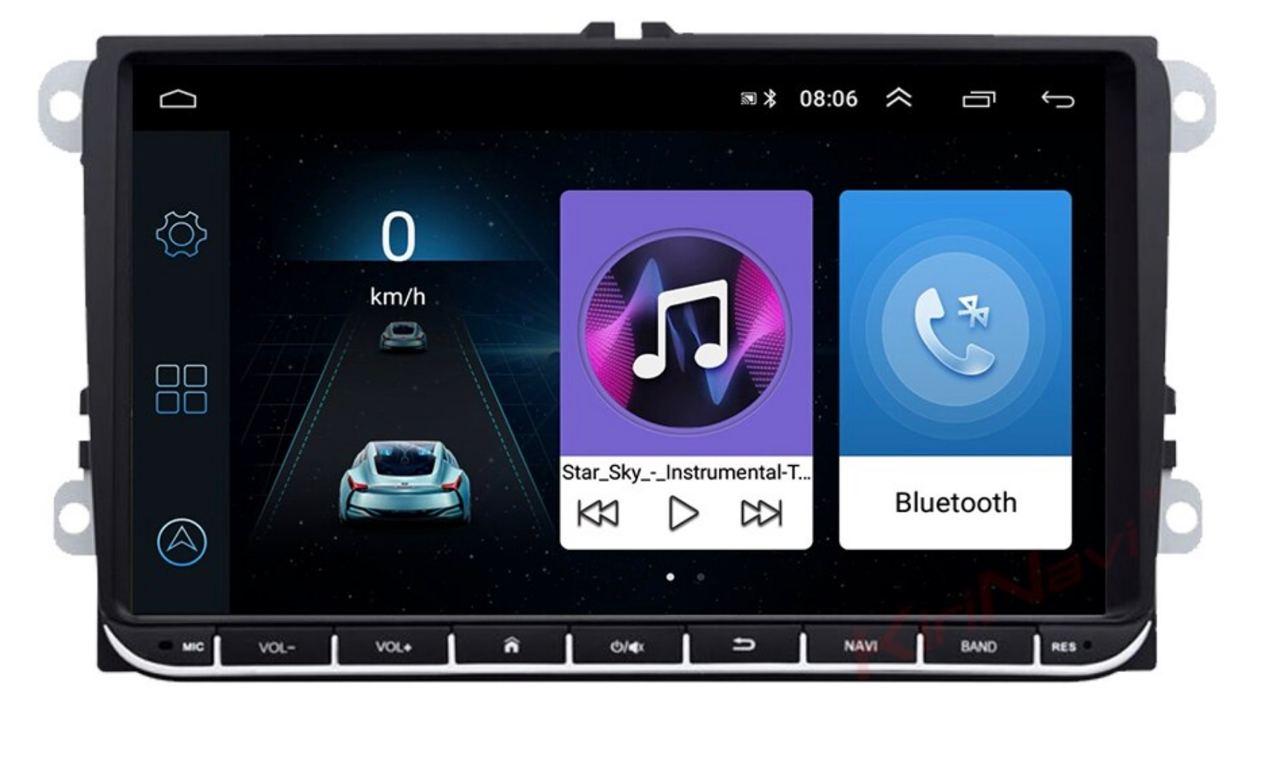 Магнітола Volkswagen, Skoda універсальна на Android. Екран 9 дюймів 2/16 Гб