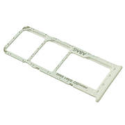 Тримач сім-карти Samsung A21s (SM-A217F) білий сервісний оригінал із розбирання