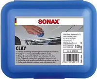 Синяя глина для очистки лакокрасочных поверхностей и стекла SONAX Clay 112 г