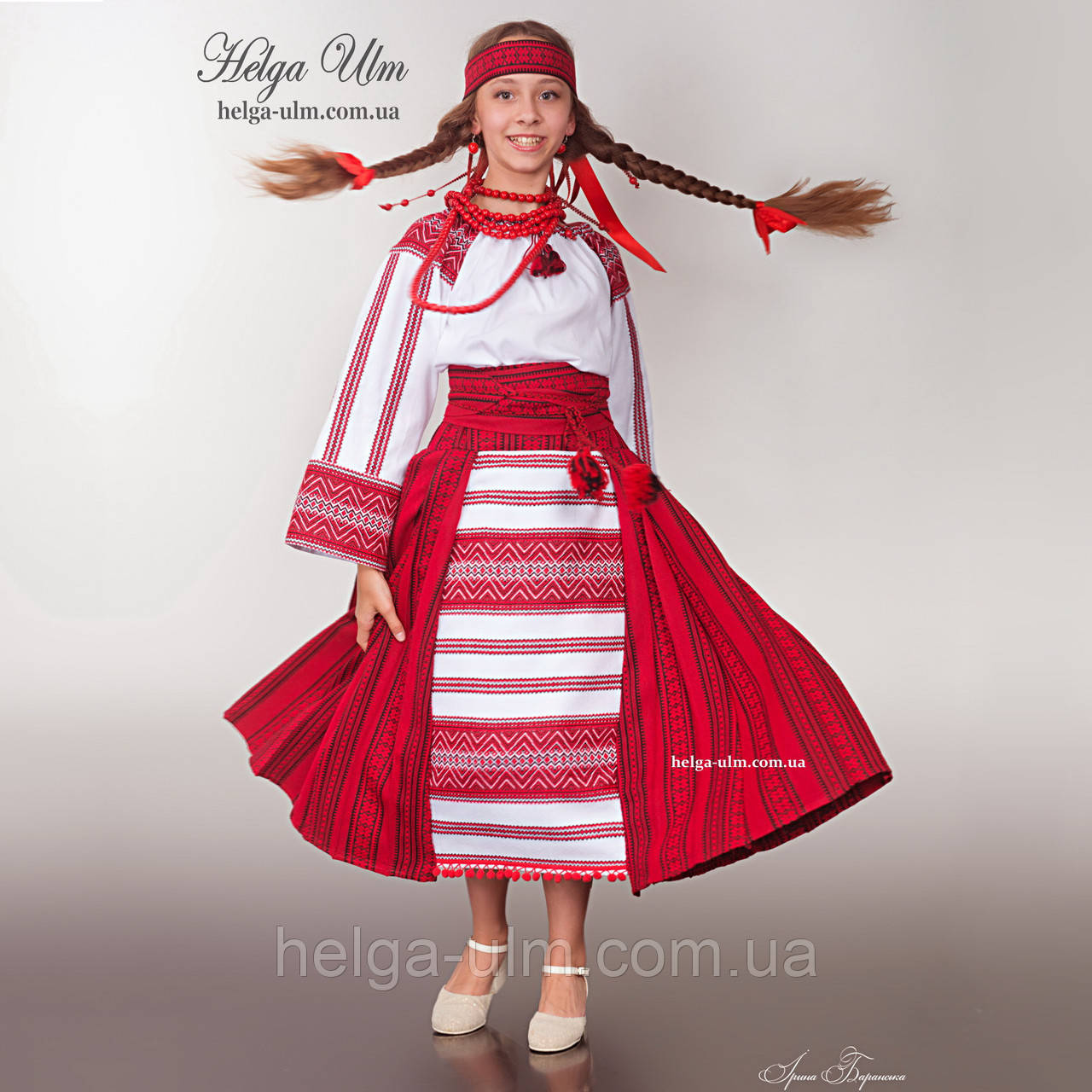 "Український модерн" стилізований національний костюм, 134-146. Прокат у Львові, фото 1