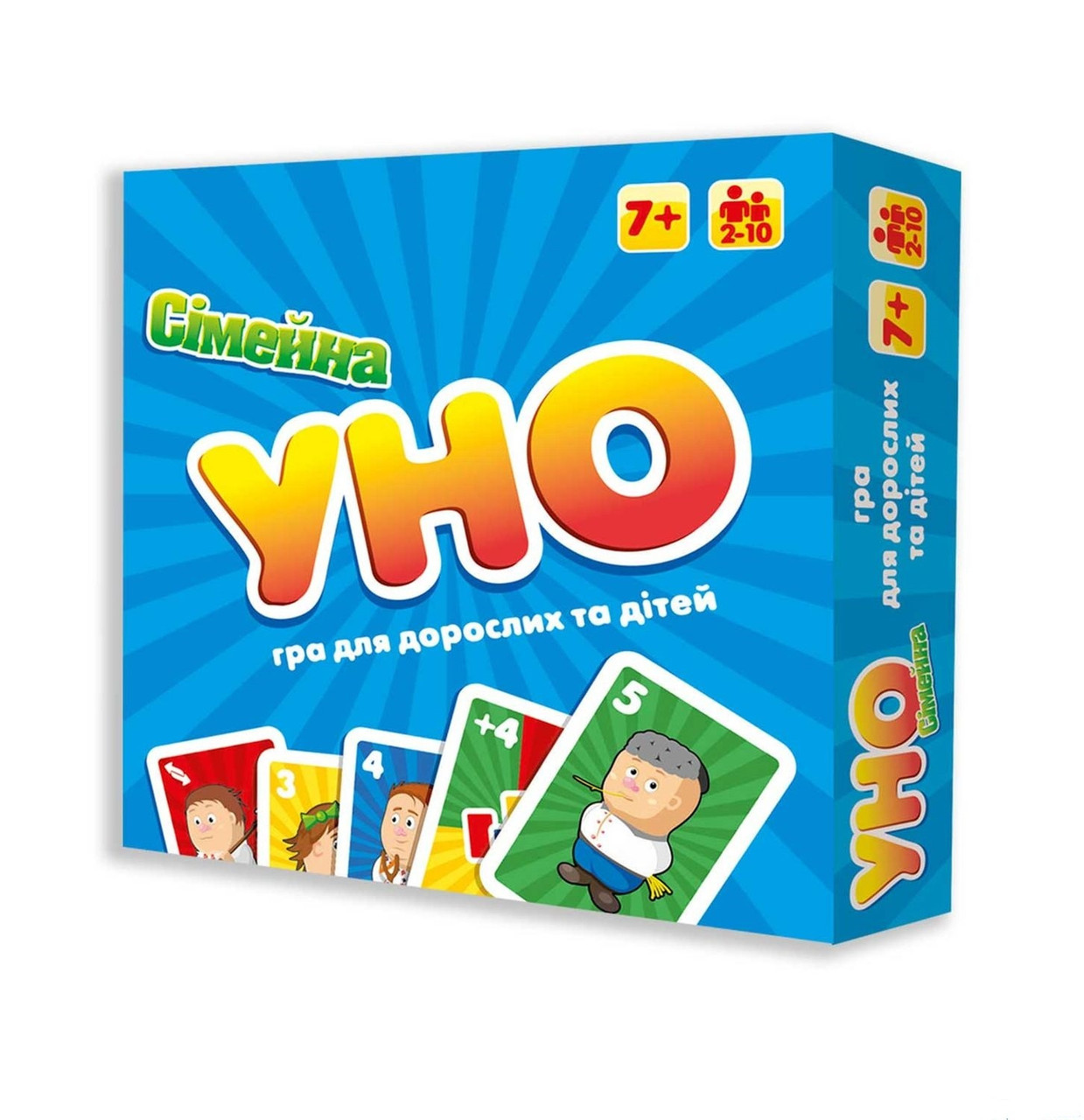 Гра 30606 (укр) "УНО Сімейне 2 в 1", в кор-ці 26-25-5 см, шт, фото 1