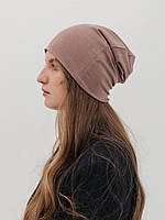 Шапка панчоха демісезонна D.Hats універсальна кавового кольору