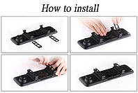 Відеореєстратор BLАСKBОХ DVR дзеркало з камерою заднього виду, фото 5