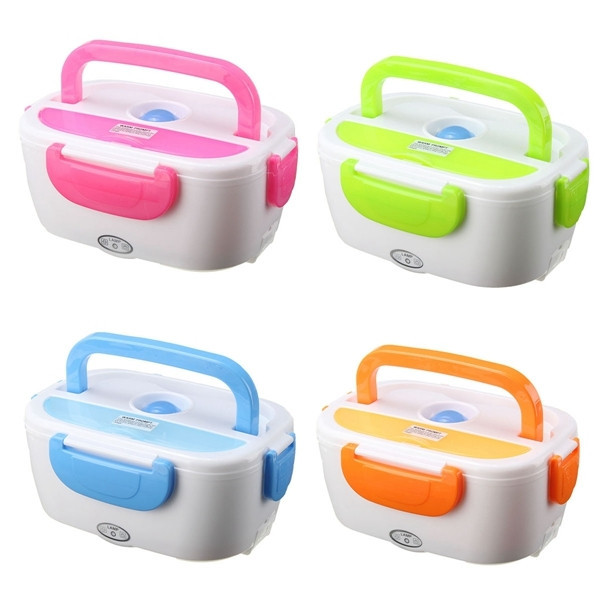 Термос харчовий електричний, ЛАНЧ БОКС з підігрівом, фото 1