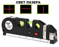 ЛАЗЕРНИЙ РІВЕНЬ 4 В 1 рулетка лінійка, фото 2