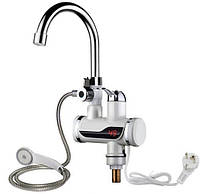 Диво кран з ДУШЕМ Проточний водонагрівач бойлер, фото 2