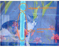 Антимоскітна сітка на магнітах! Magic Mesh на двері від комарів, фото 2