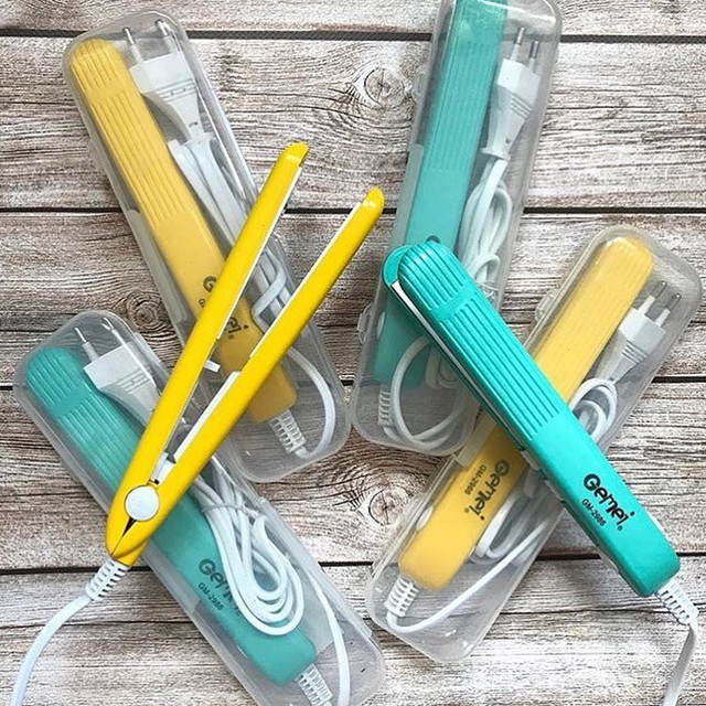 Плойка для Завивки, для випрямлення волосся GEMEI (в контейнері), фото 1